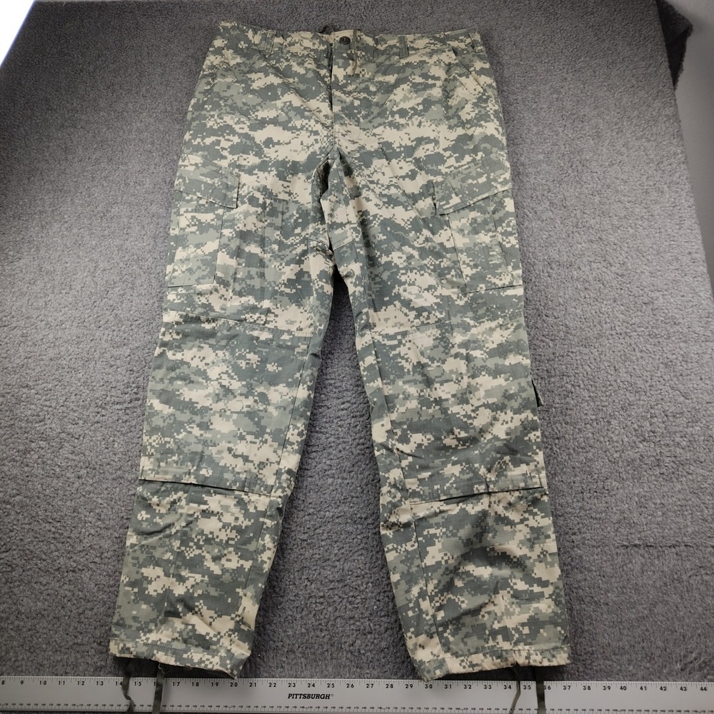 Military Cargo Pants 37x31 Trousers Mens Large ACU Digital Camo Army Combat EUC